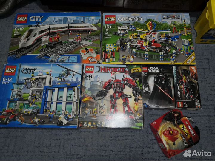 Lego наборы city, creator, ninjago, technic