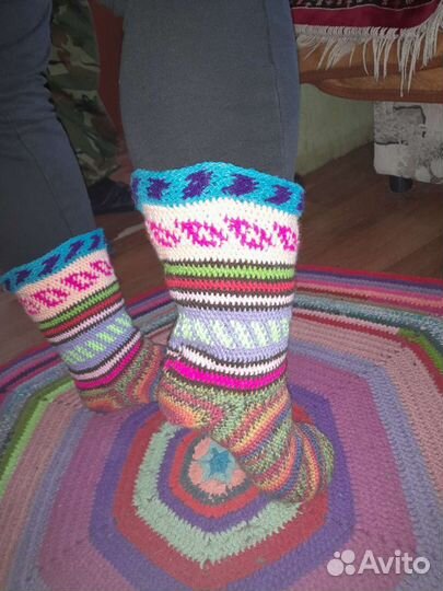 Носки вязаные