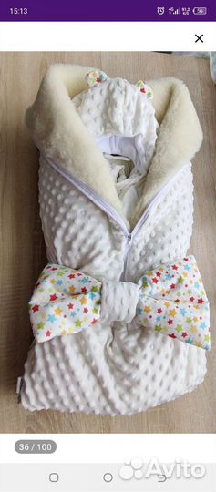 Конверт для новорожденных весна