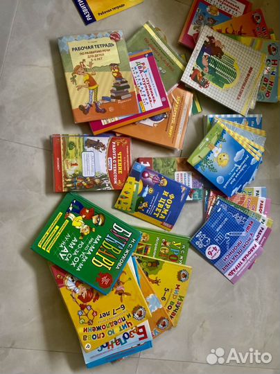 Книги и рабочие тетради для подготовки к школе