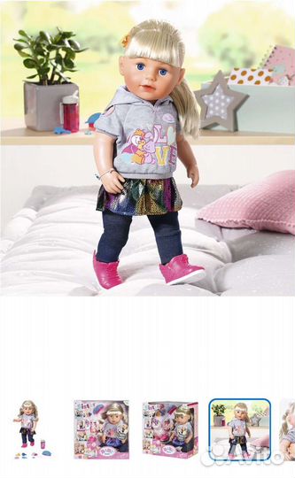 Кукла zapf creation сестричка беби Борн beby born