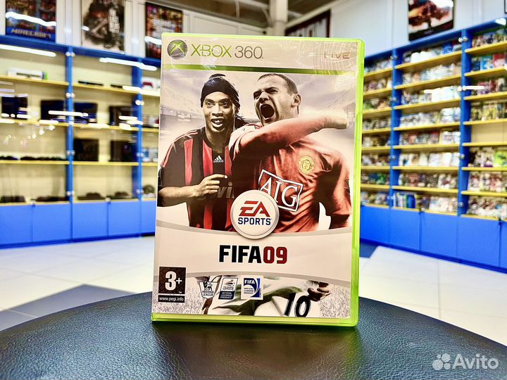 FIFA 09 Xbox 360 диск