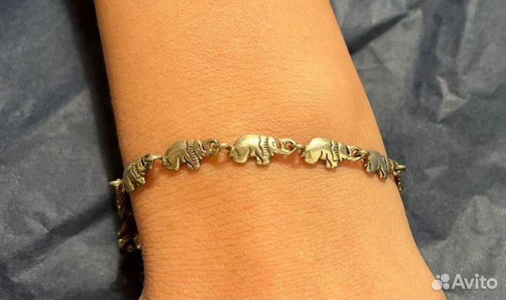 Серебряный браслет и кольцо