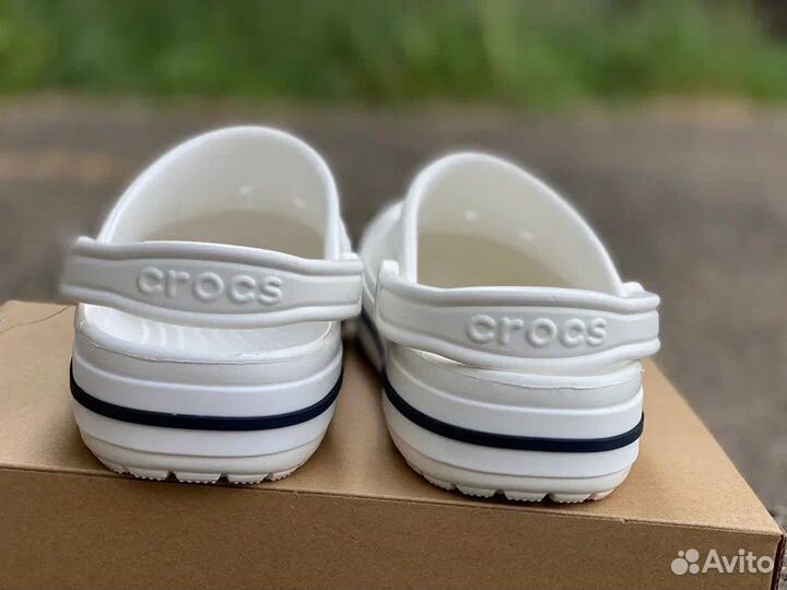 Crocs Кроксы белые женские