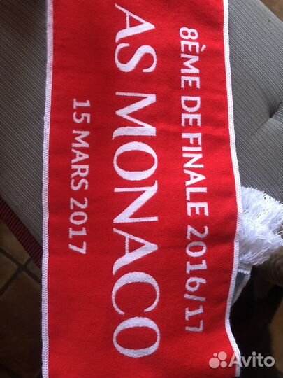 Футбольный шарф uefa Manchester - Monaco