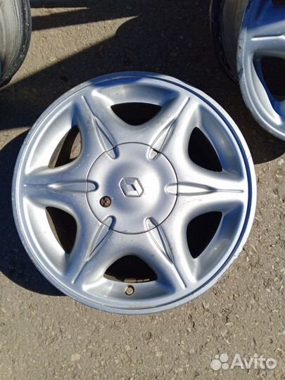 Литые диски б/у. r15 Рено 4/100, оригинал