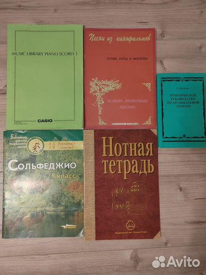 Учебная литература для игры на фортепиано