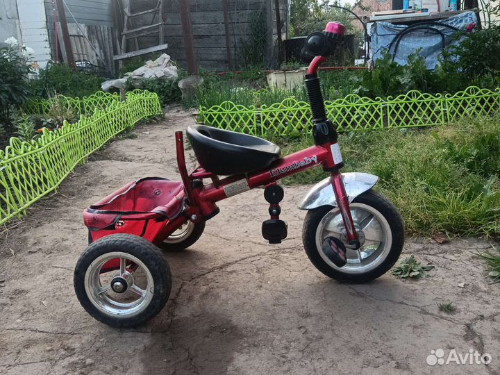 Детский трехколесный велосипед бу
