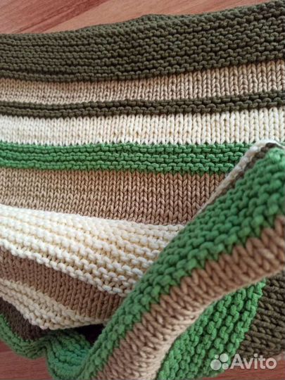 Плед детский вязаный