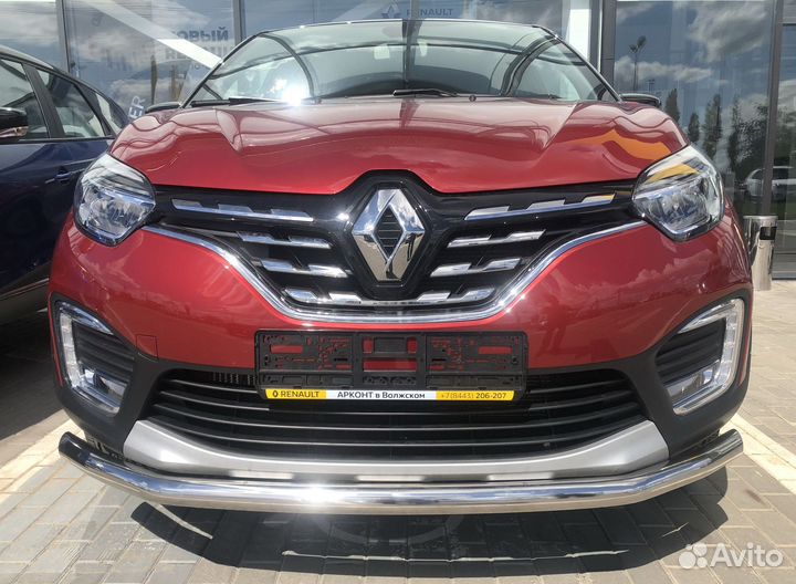 Renault Kaptur 2021 Защита переднего бампера