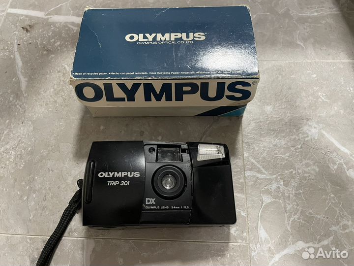 Плёночный фотоаппарат olympus trip 301