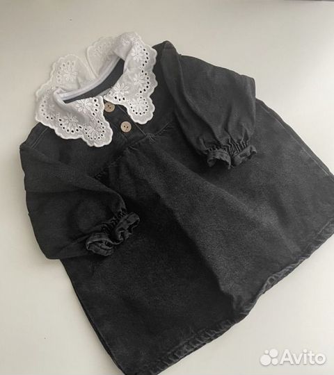 Джинсовое платье zara 86