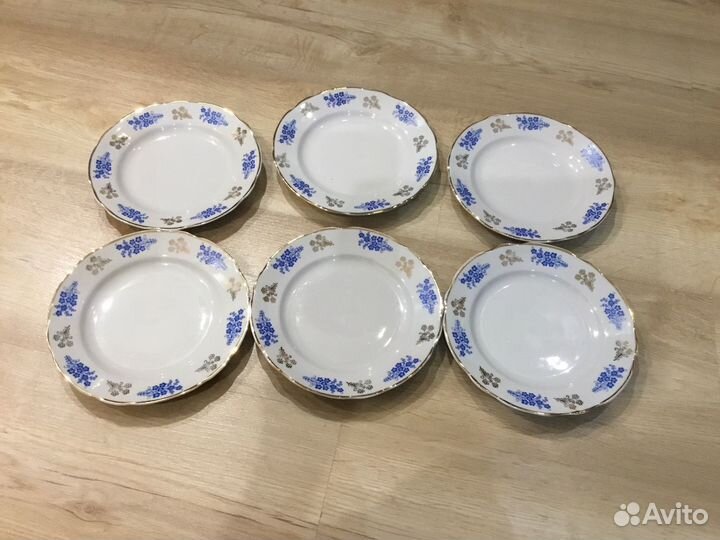 Тарелки пирожковые Коростень фарфор