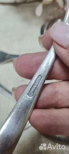 Ложки вилки мельхиоровые СССР