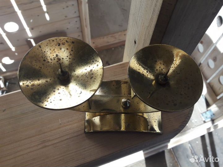 Подсвечник латунный