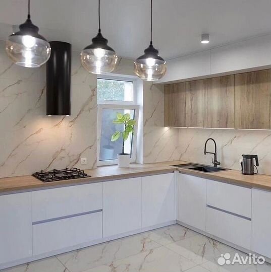 Современная кухня на заказ мдф фасады