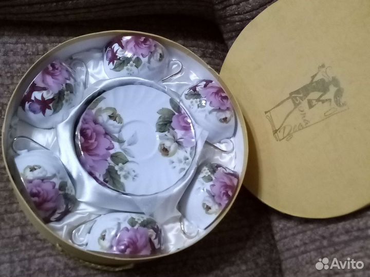 Винтажный китайский фарфор.Чайный сервиз