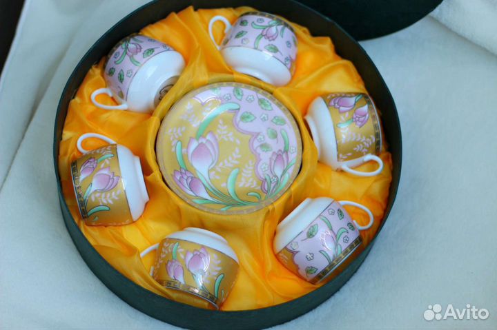 Кофейный сервиз на 6 персон, новый