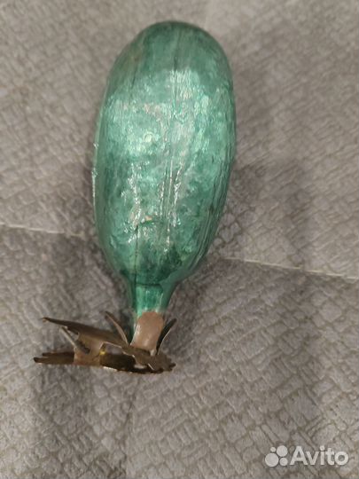 Новогодние игрушки СССР огурец