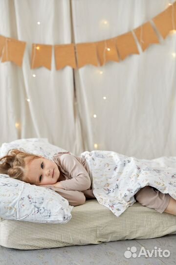 Детское постельное белье из сатина 