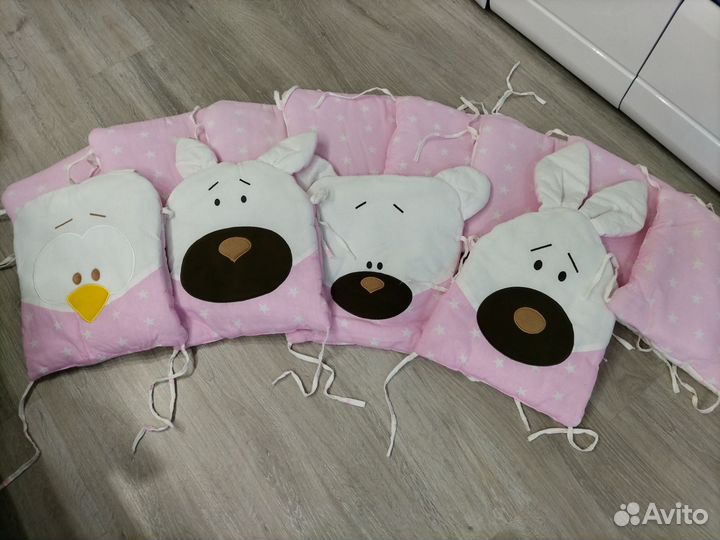 Бортики в детскую кроватку