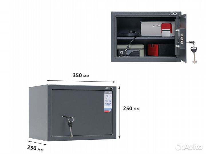 Мебельный сейф aiko Т-250 KL