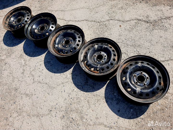 Штамп R16 5x114.3 DIA67.1 Mitsubishi Outlander 5шт