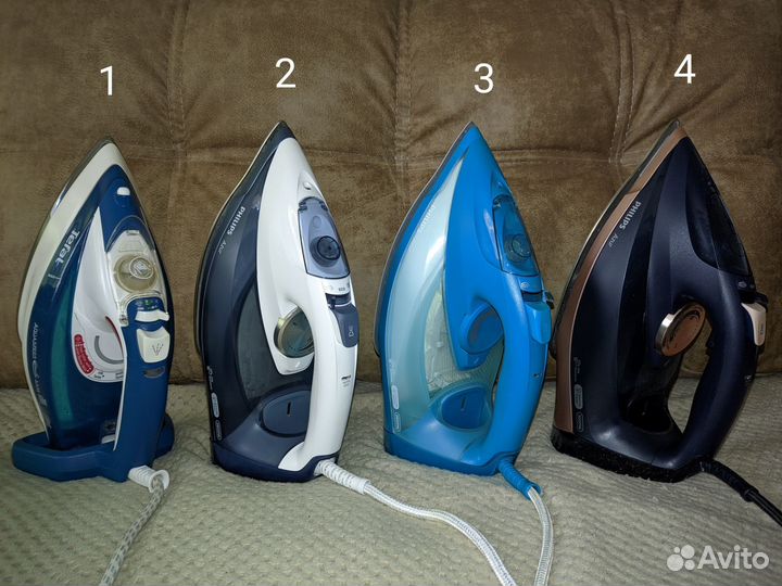 Утюг tefal и philips azur