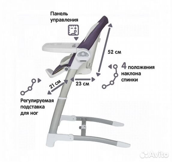 Стульчик для кормления 3в1