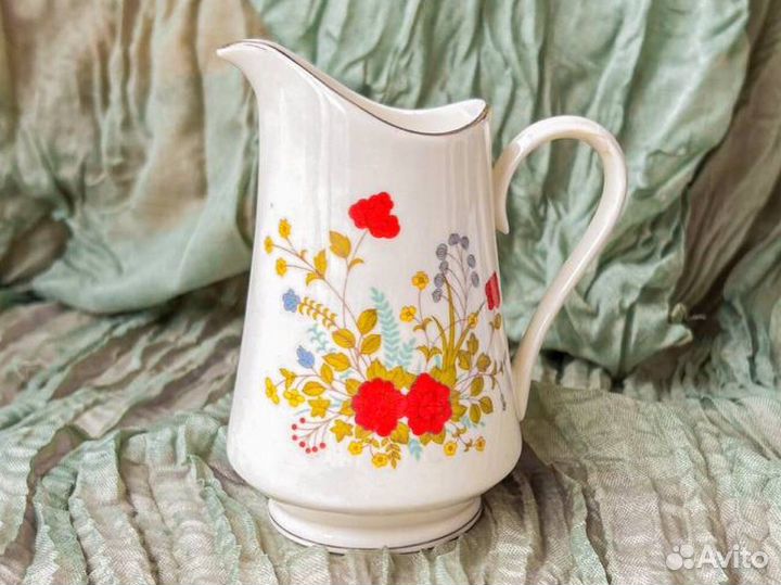 Кувшин молочник фарфор винтаж Китай редкость
