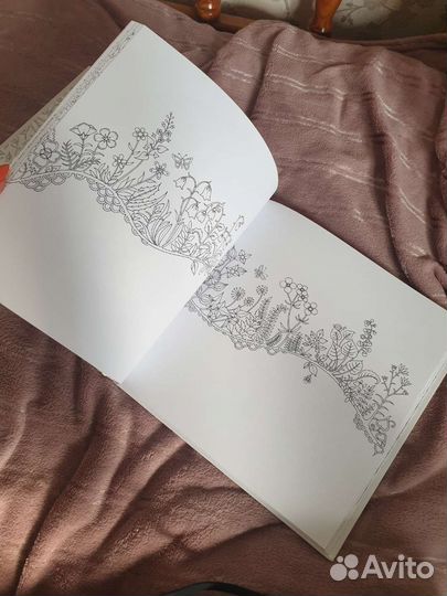 Книга раскраска анти стресс