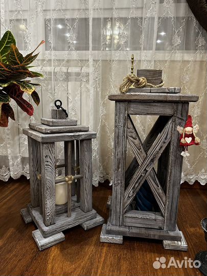 Декоративный напольный подсвечник