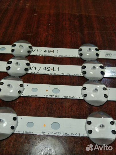 Подсветка 49V17 ART3 V17 49 R1 49UJ655V