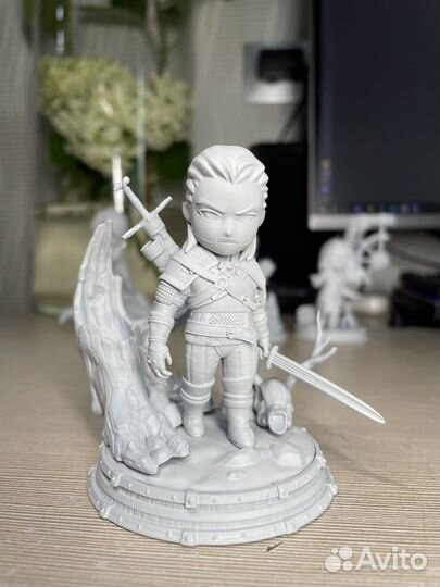 Фигурки чиби: Геральд; Цири; Трисс; Йенифер/chibi