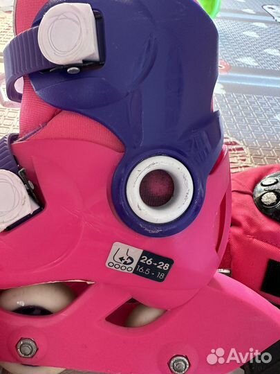 Ролики детские и защита декатлон