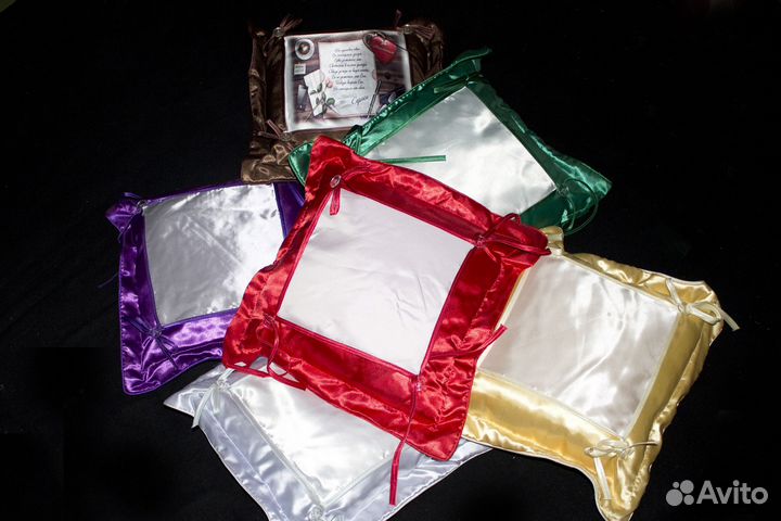 Подушки цветные для сублимационной печати