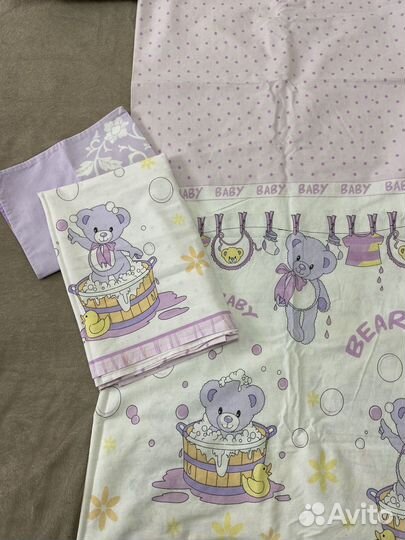 Детское постельное белье в детскую кроватку