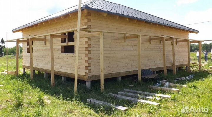 Фундамент на забивных жб сваях