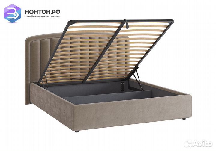 Кровать Сиена 2 1.8 м какао