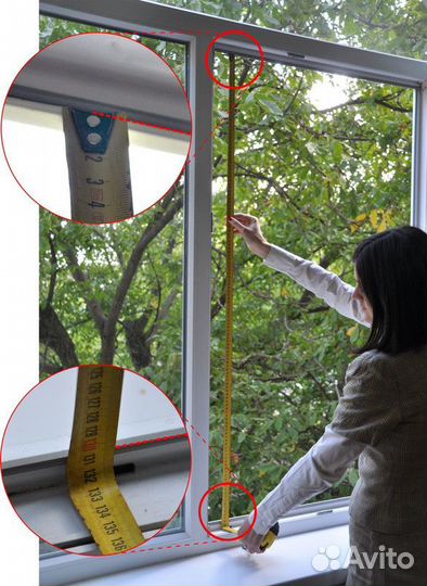 Вставная москитная сетка / ремонт