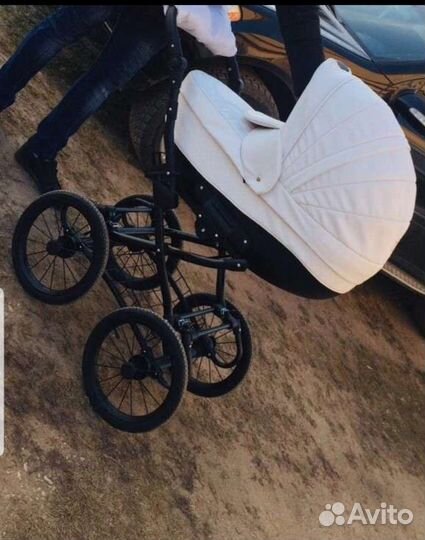 Коляска 2 в 1 эко кожа