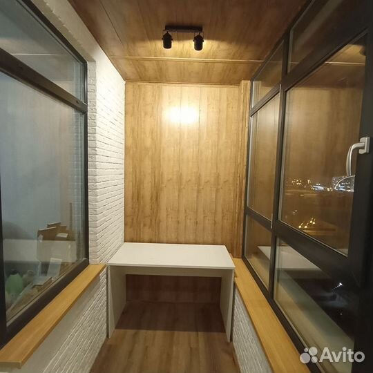 Отделка утепление и остеклкение балконов, опытные