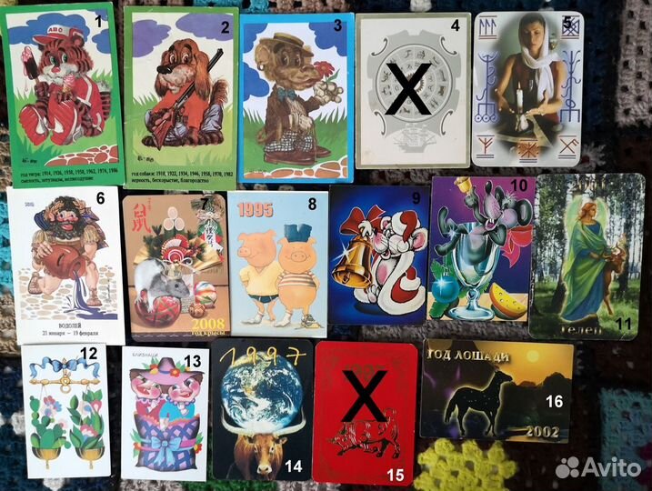 Календарики на разные темы