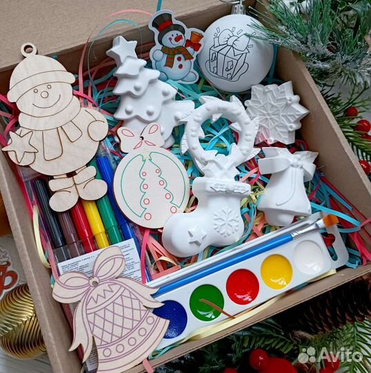 Новогодний набор для творчества. Подарок 2024