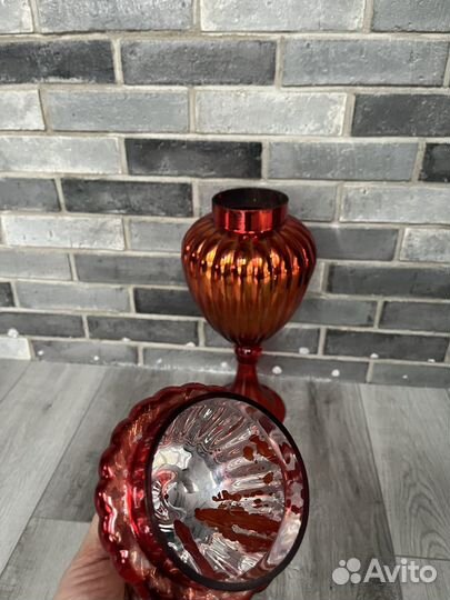 Ваза стеклянная 50 см