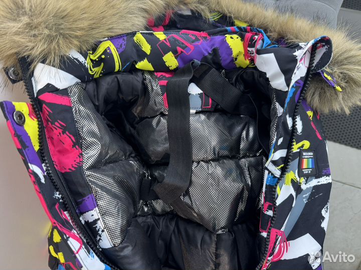 Зимний комбинезон 92 для девочки новый