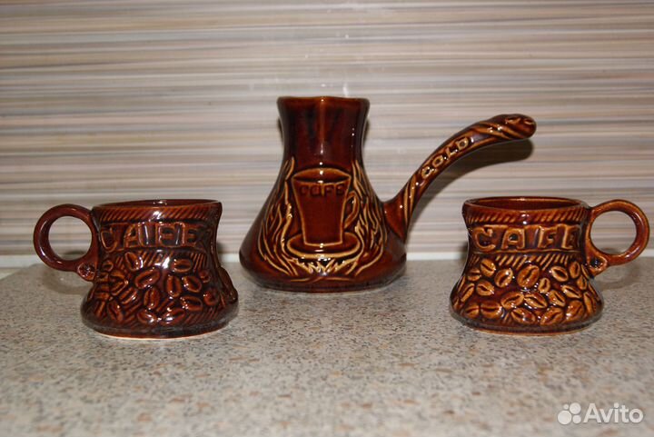 Кофейный набор для двоих. Керамика
