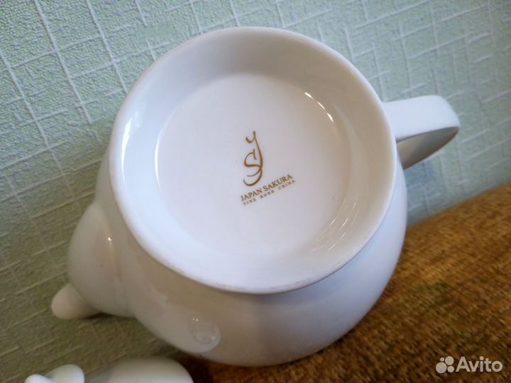 Большой заварочный чайник 1 Л китайский фарфор