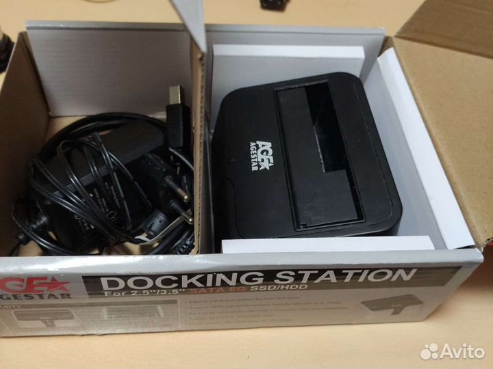 Docking station 2.5/3.5 data 6gb ssd/hdd