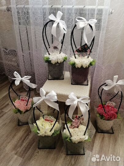 Мыльные букеты